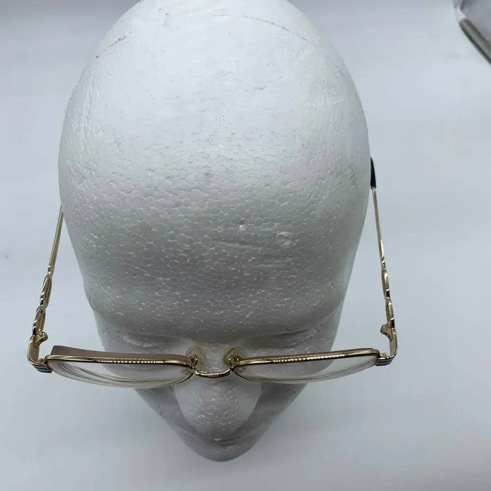 Women's Prescription Gold Color Glasses 56 15